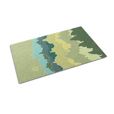 Tapete capacho Abstração de Montanhas