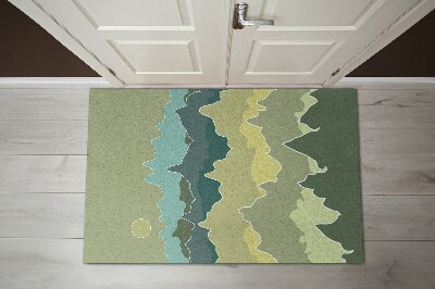 Tapete capacho Abstração de Montanhas