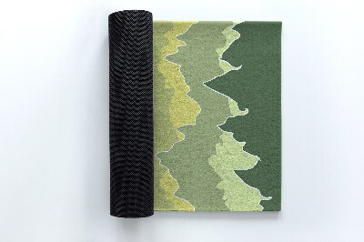 Tapete capacho Abstração de Montanhas