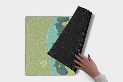 Tapete capacho Abstração de Montanhas