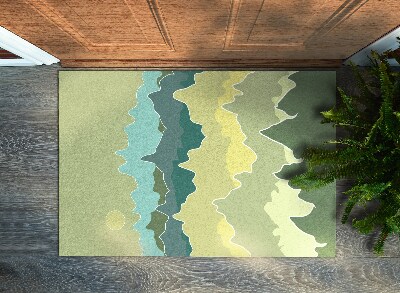 Tapete capacho Abstração de Montanhas