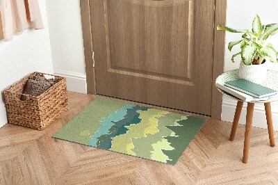 Tapete capacho Abstração de Montanhas