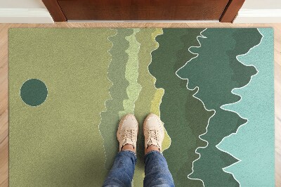 Tapete de entrada Abstração de Montanhas