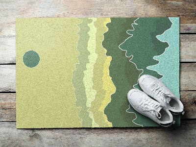 Tapete de entrada Abstração de Montanhas