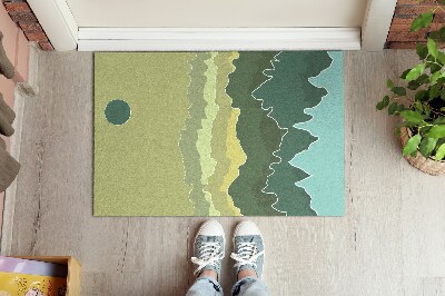 Tapete de entrada Abstração de Montanhas