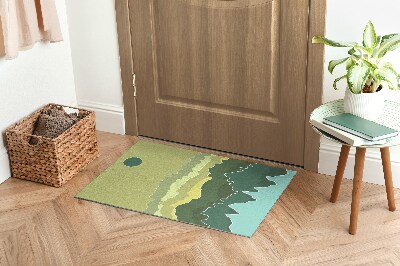 Tapete de entrada Abstração de Montanhas