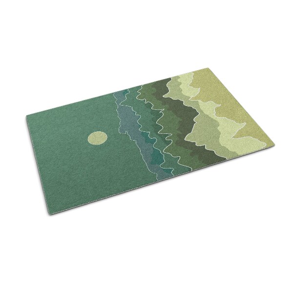 Tapete capacho Abstração de Montanhas