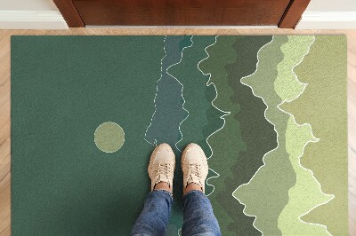 Tapete capacho Abstração de Montanhas