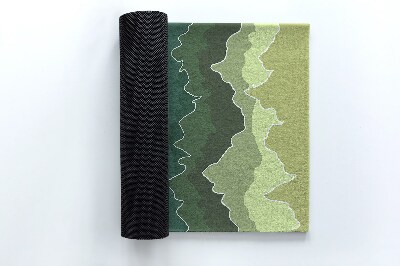 Tapete capacho Abstração de Montanhas