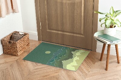 Tapete capacho Abstração de Montanhas