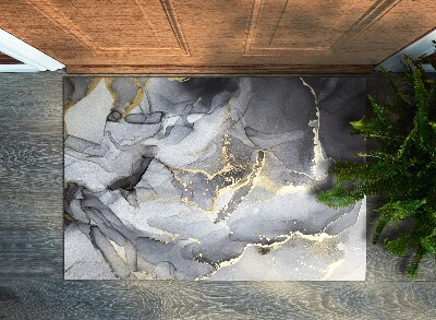 Tapete capacho Mármore cinza