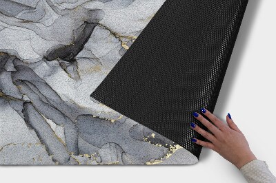 Tapete capacho Mármore cinza