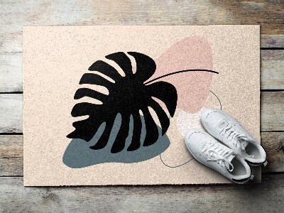 Tapete capacho Folha de Monstera