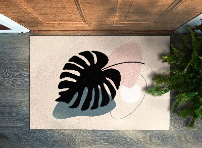 Tapete capacho Folha de Monstera