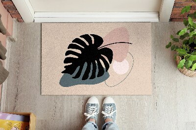 Tapete capacho Folha de Monstera