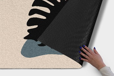 Tapete capacho Folha de Monstera