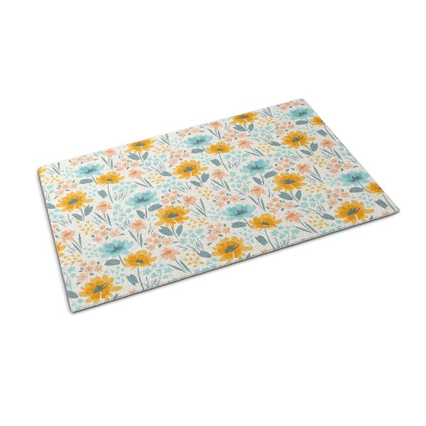 Tapete capacho Padrão floral