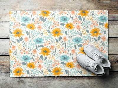 Tapete capacho Padrão floral