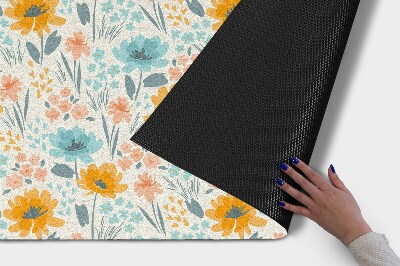 Tapete capacho Padrão floral