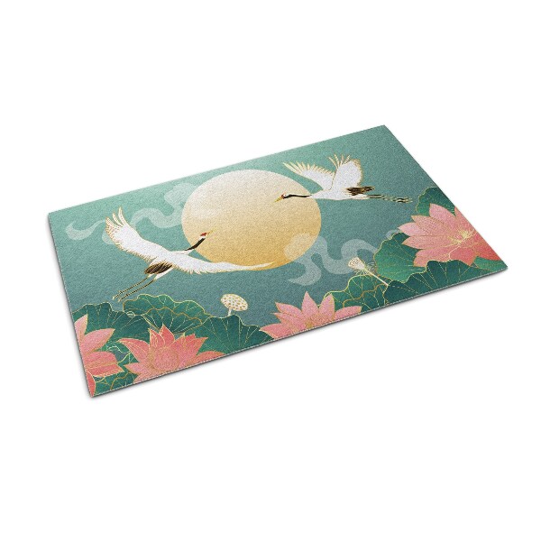 Tapete capacho Pássaros Flores