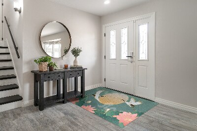 Tapete capacho Pássaros Flores