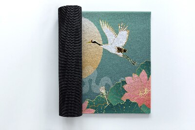 Tapete capacho Pássaros Flores