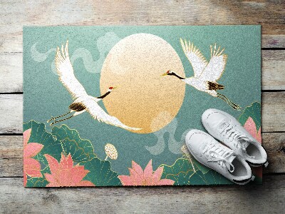 Tapete capacho Pássaros Flores