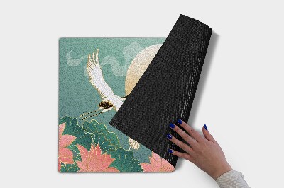 Tapete capacho Pássaros Flores