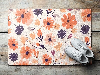 Tapete capacho Padrão floral