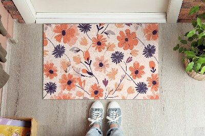 Tapete capacho Padrão floral