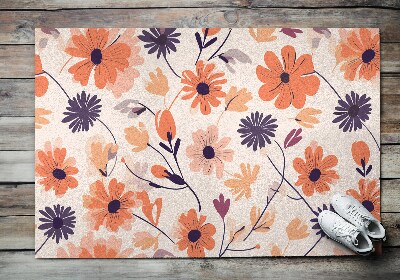 Tapete capacho Padrão floral