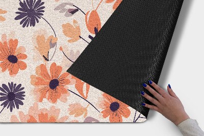 Tapete capacho Padrão floral