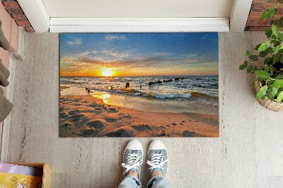 Tapete capacho Praia do Pôr do Sol