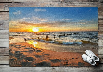 Tapete capacho Praia do Pôr do Sol