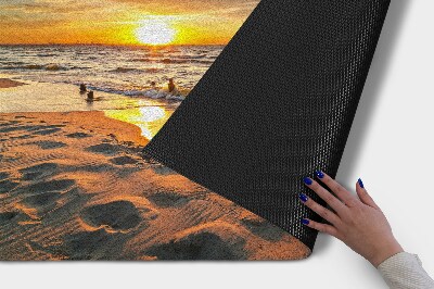 Tapete capacho Praia do Pôr do Sol