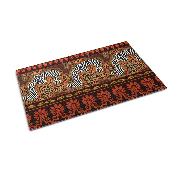 Tapete capacho Resumo de animais da África