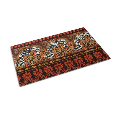 Tapete capacho Resumo de animais da África