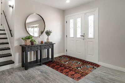 Tapete capacho Resumo de animais da África