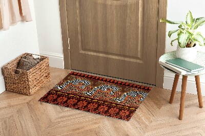 Tapete capacho Resumo de animais da África