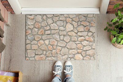 Tapete capacho Muro de Pedras