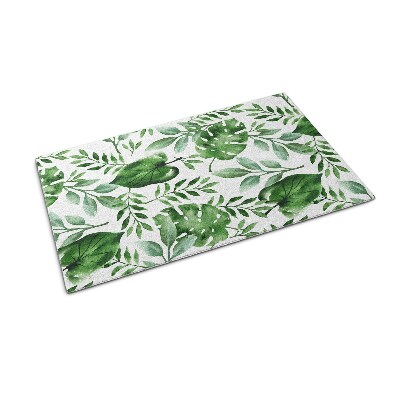 Tapete de entrada Folhas de Monstera