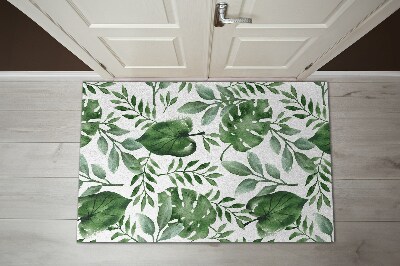 Tapete de entrada Folhas de Monstera