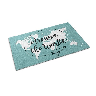 Tapete capacho Mapa do mundo