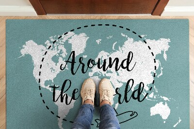 Tapete capacho Mapa do mundo