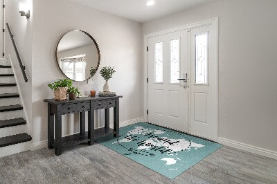 Tapete capacho Mapa do mundo