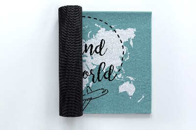 Tapete capacho Mapa do mundo