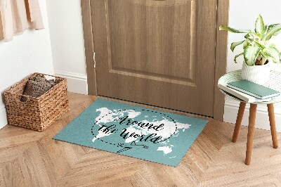 Tapete capacho Mapa do mundo