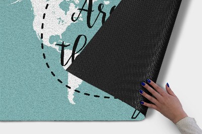 Tapete capacho Mapa do mundo