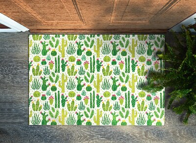 Tapete de entrada Padrão de cactos
