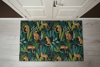 Tapete de entrada Plantas de chita animal